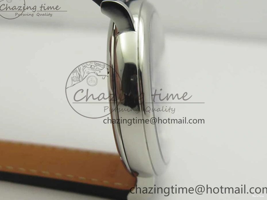 MIROTIME 0102 Portofino IW458101 SS MK 1:1 Best Edition Blue Dial On Blue Leather Strap MIYOTA MoistureWicking 7168